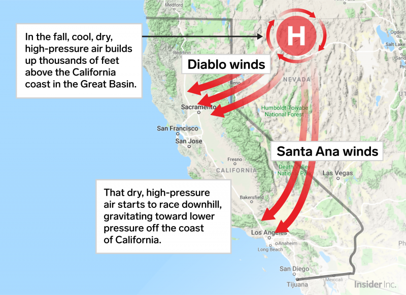 The Kincade Fire in California has burned an area more than twice the