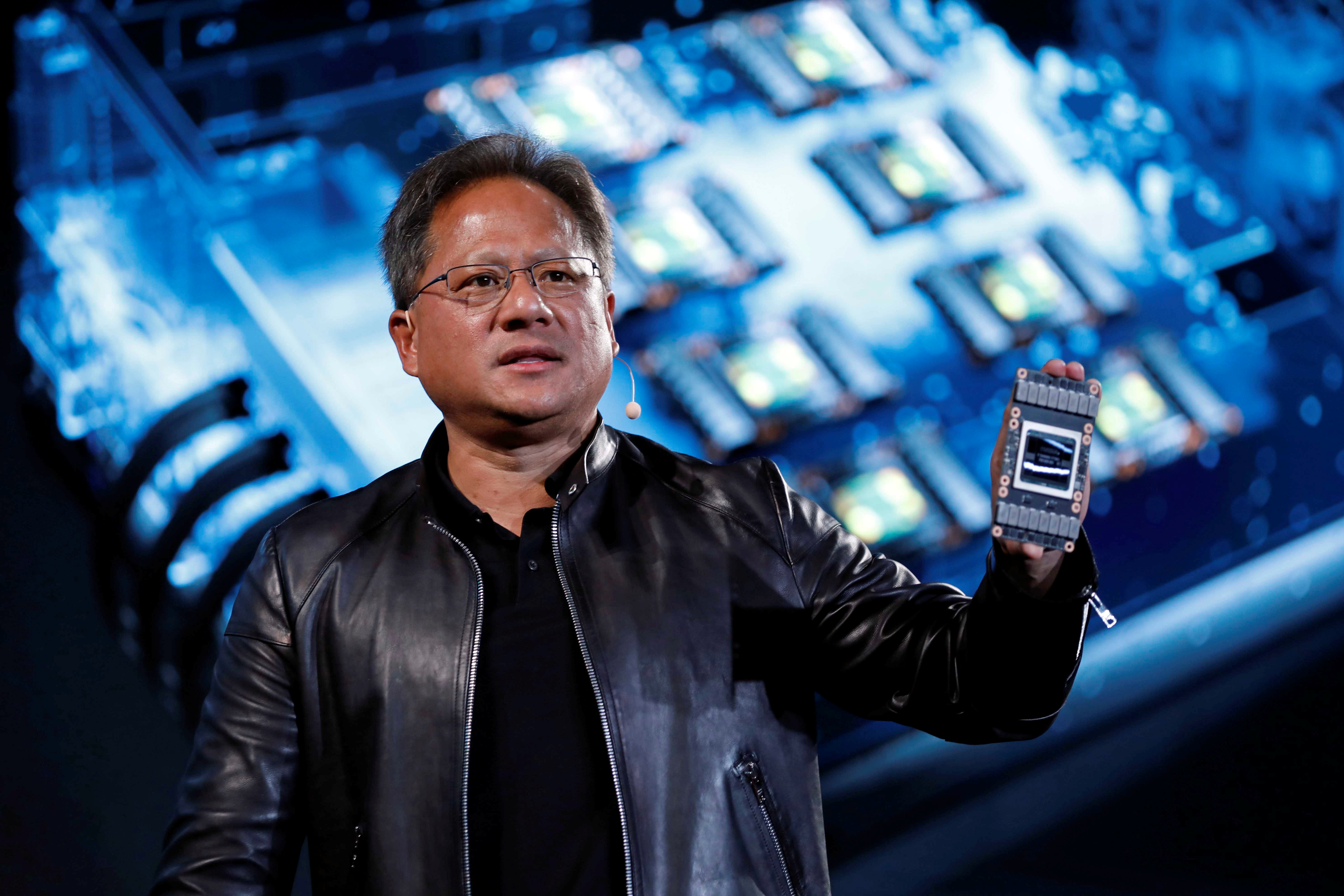 Jensen Huang, de CEO van Nvidia.