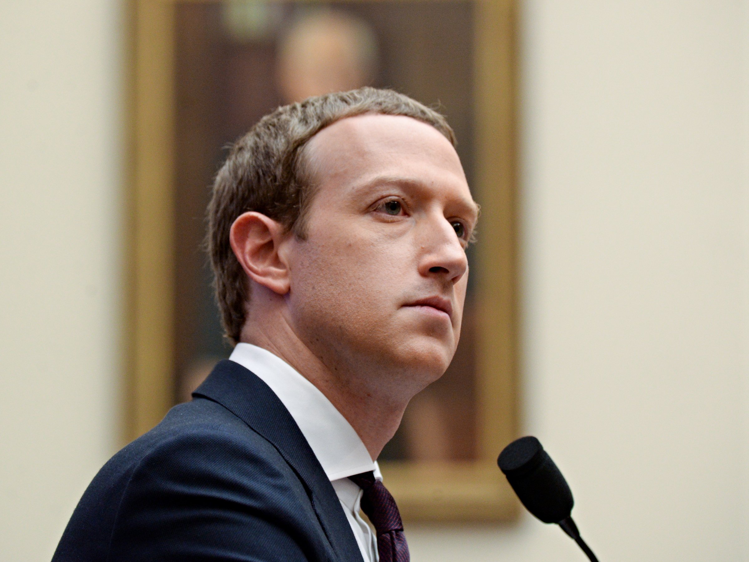 Mark Zuckerberg van Facebook heeft het zwaar met de libra
