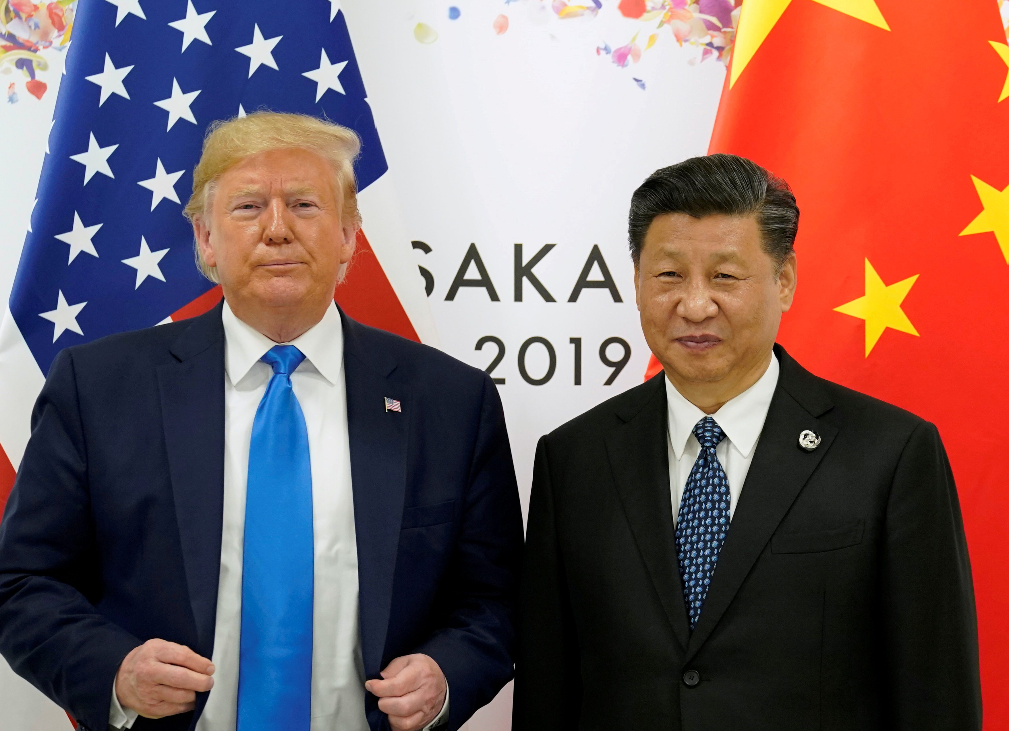 President Donald Trump en president Xi Jinping.