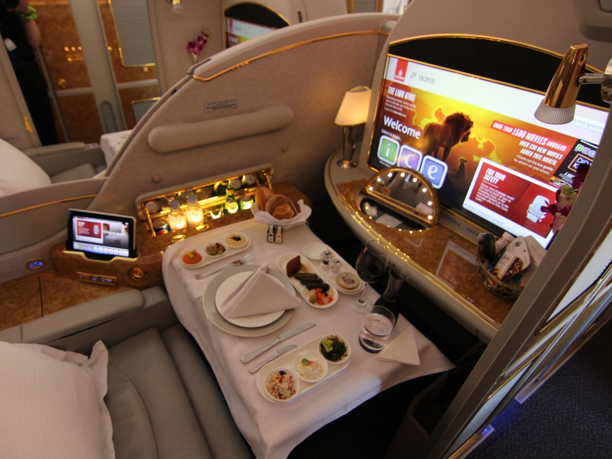 I sat in all three classes on Emirates, and while the jump from economy ...