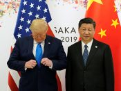 De Amerikaanse president Donald Trump en zijn Chinese collega Xi Jinping.