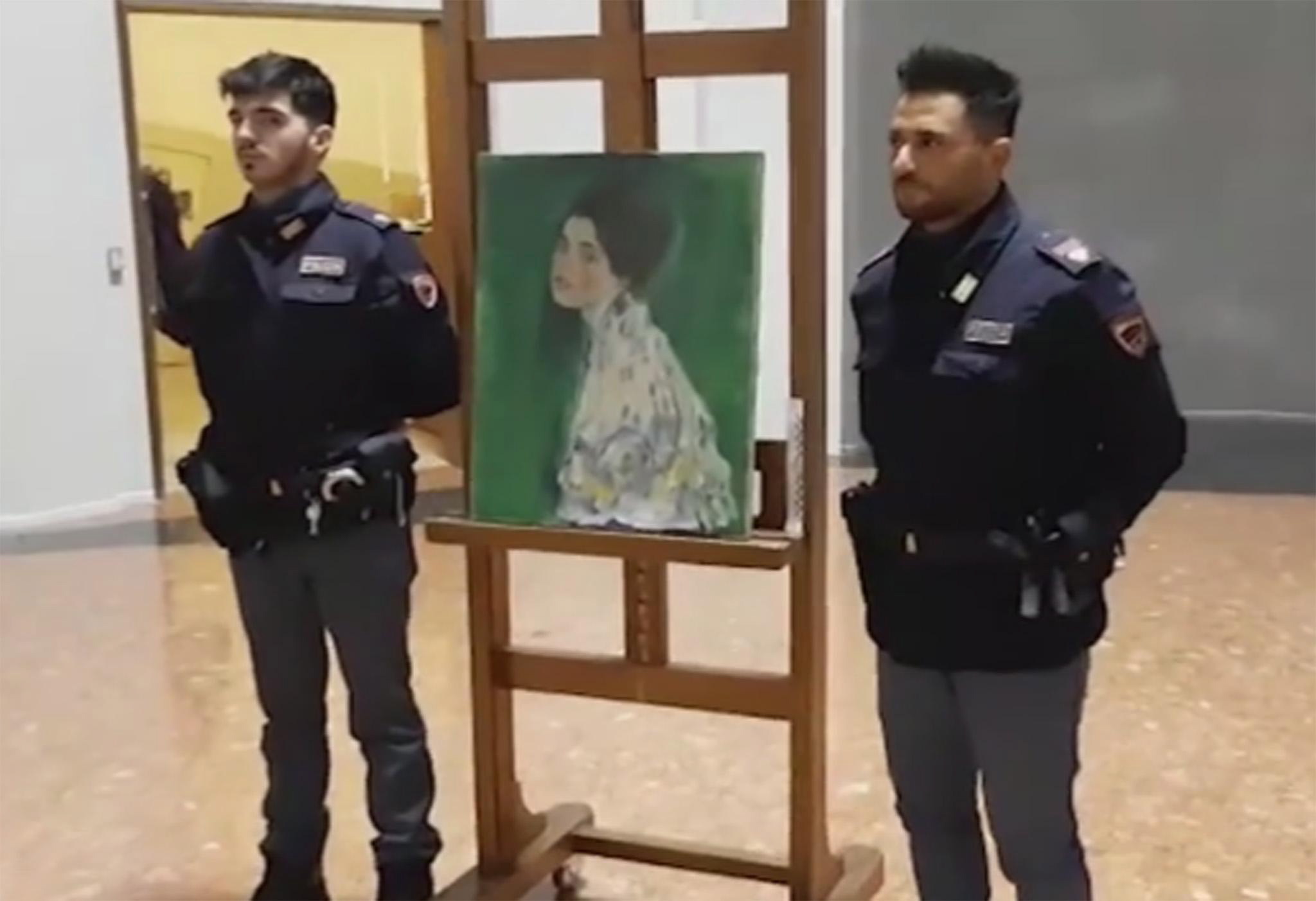Italië gestolen Klimt schilderij terug