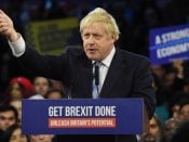 De Britse premier Boris Johnson voerde campagne met de slogan 'Get Brexit done'.
