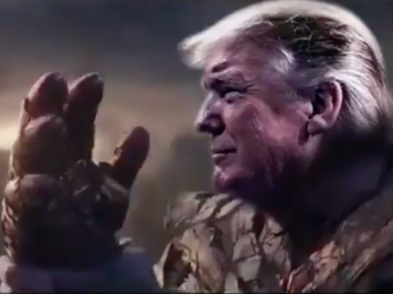 Donald Trump als Thanos?