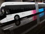 Elektrische bus van VDL bij Schiphol