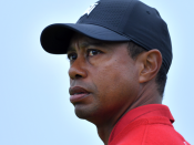 Tiger Woods at the Farmers Insurance Open on Sunday.