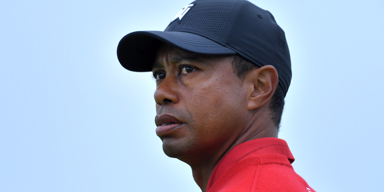 Tiger Woods at the Farmers Insurance Open on Sunday.