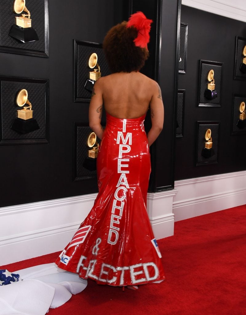 Singer Joy Villa said the Trump  2020  dress  she wore to 