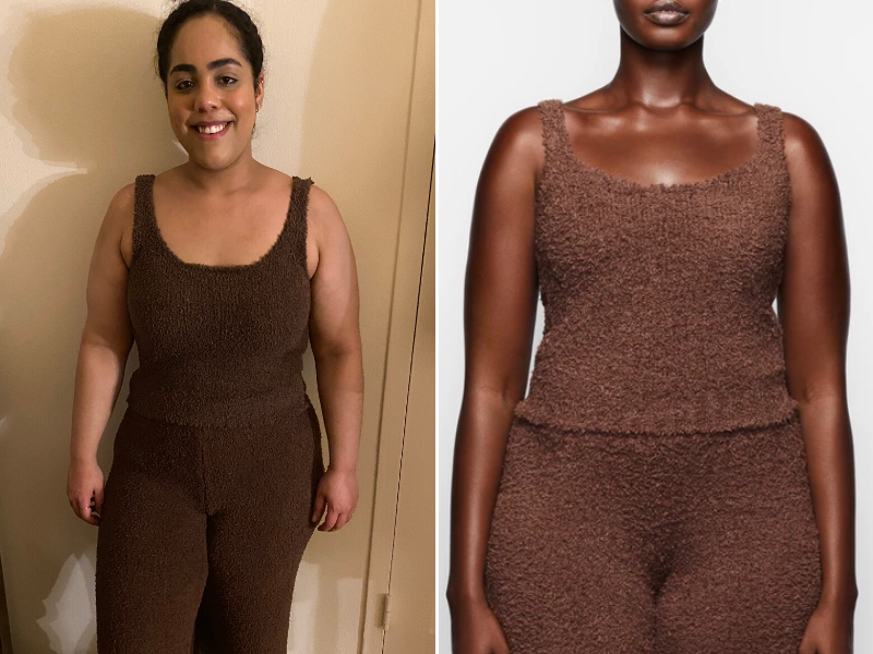 I bought a Kim Kardashian Skims top - it's my new favorite but my husband  pointed out a troubling detail