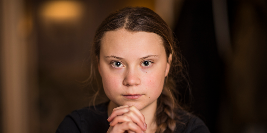Greta Thunberg.