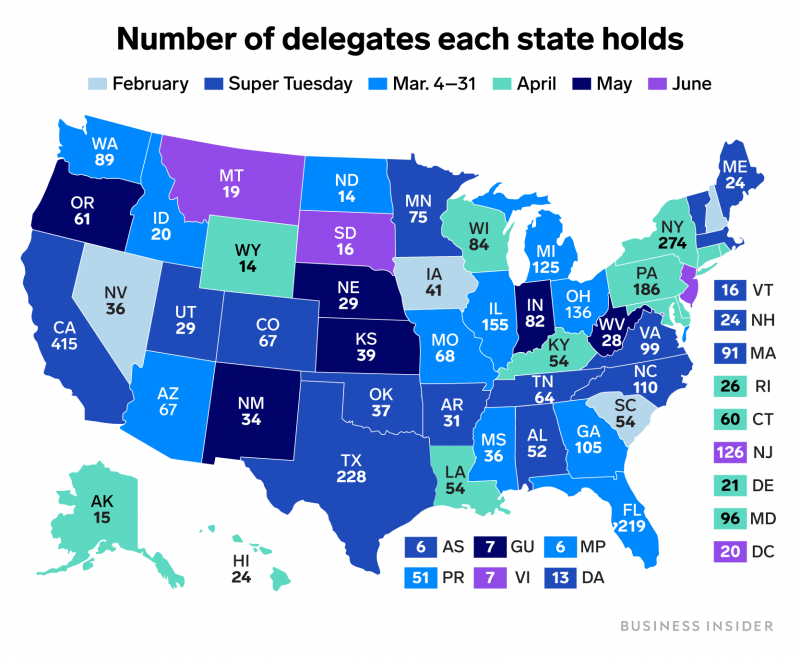 The 19 election nights you need to know for the 2020 Democratic and ...