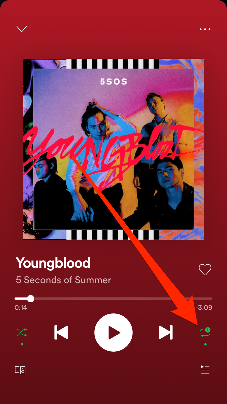 How to put a song on repeat on Spotify on desktop or mobile, or put a