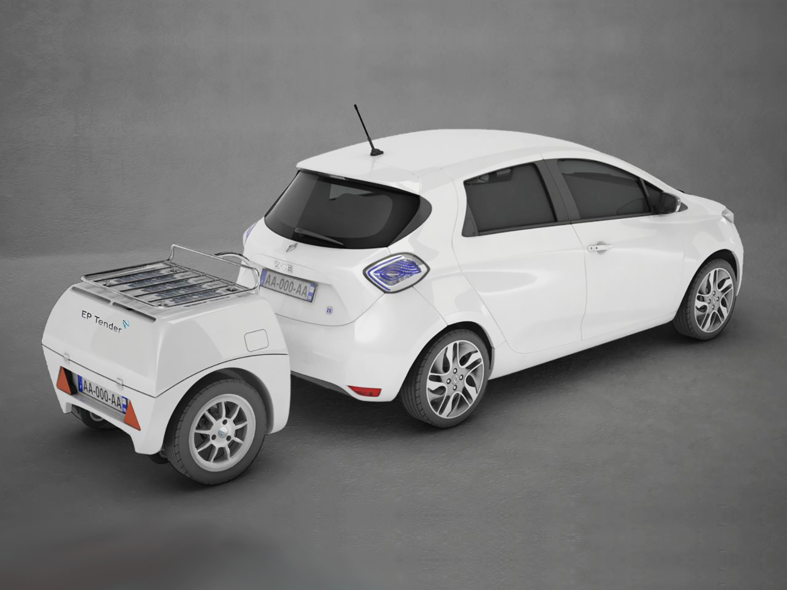 Scenario paling Oppositie Startup komt met accu-aanhanger voor extra bereik elektrische auto