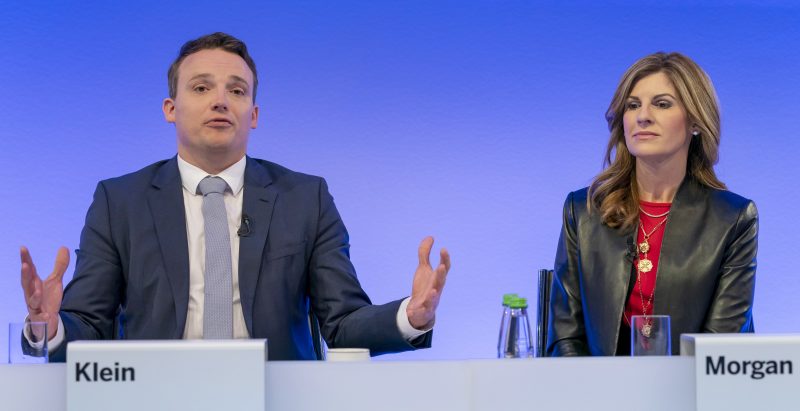 Christian Klein en Jennifer Morgan, de co-CEO's van SAP.