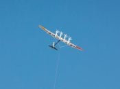 Een vliegende windturbine van Makani