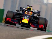 Max Verstappen tijdens de Grand Prix van China in 2019.