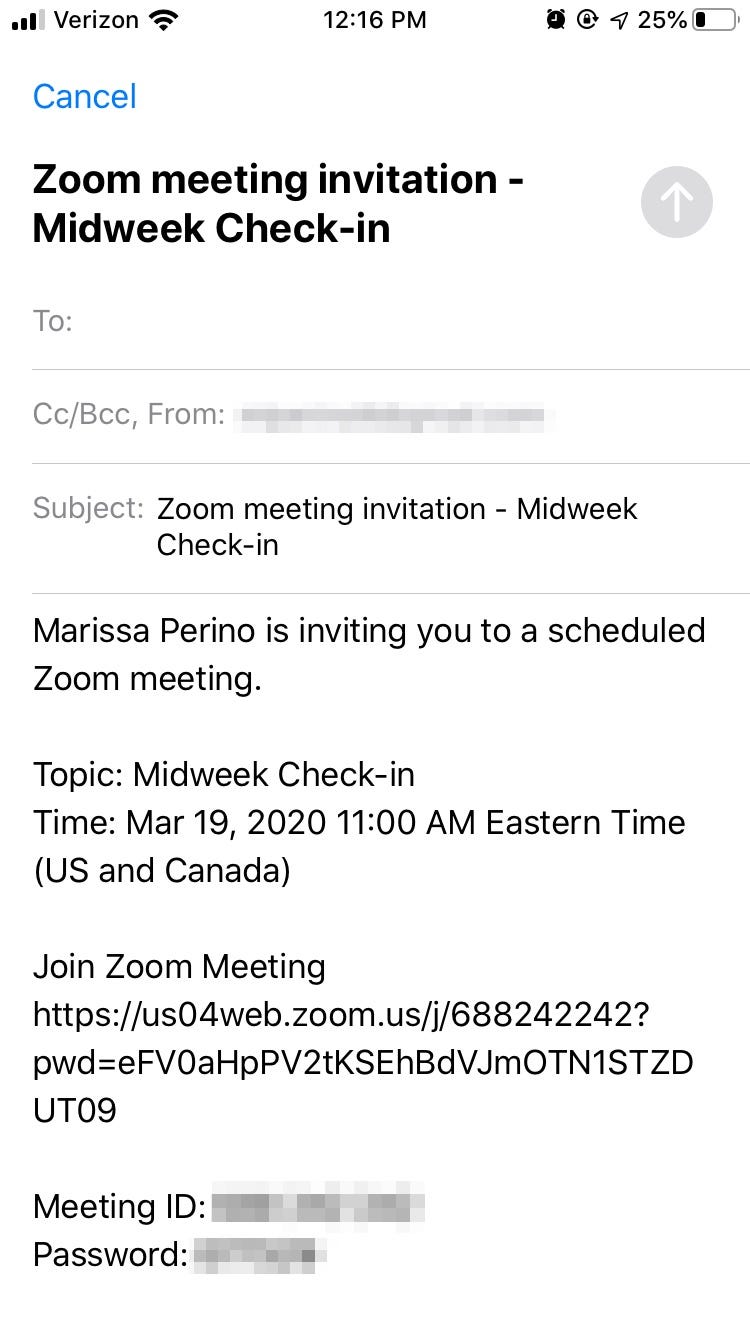  Zoom Meeting Invitation Email Template 