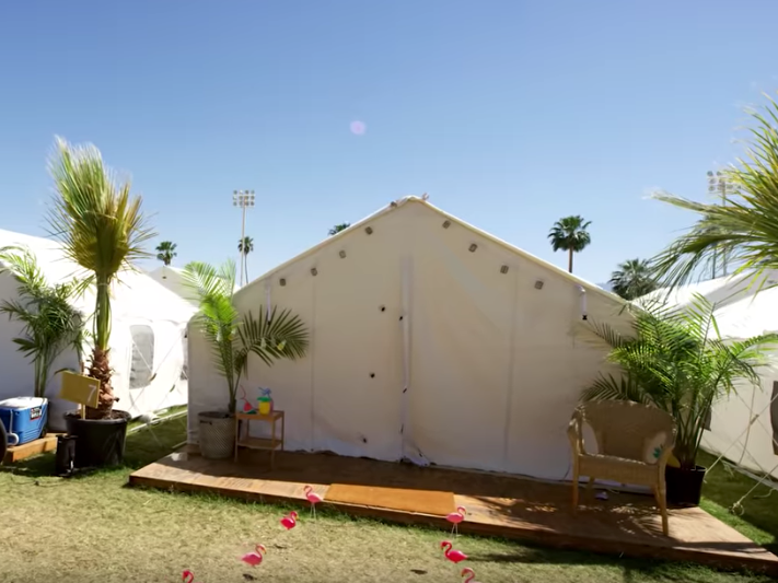 Take a look inside Coachella's most expensive campground Take a look inside Coachella's most expensive campground