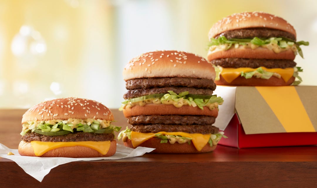 double big mac still available