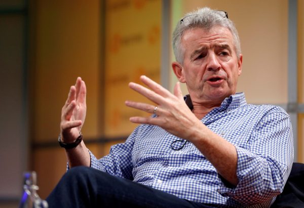 Ryanair-topman Michael O’Leary. Bron: Reuters Ryanair-topman Michael O’Leary. Bron: Reuters