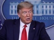 De Amerikaanse president Donald Trump