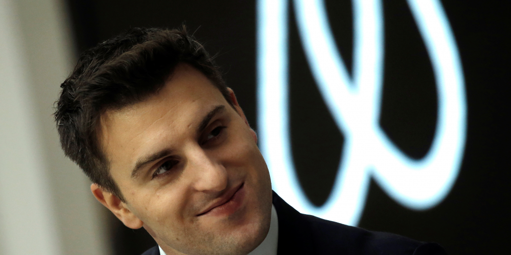 Airbnb-topman Brian Chesky.