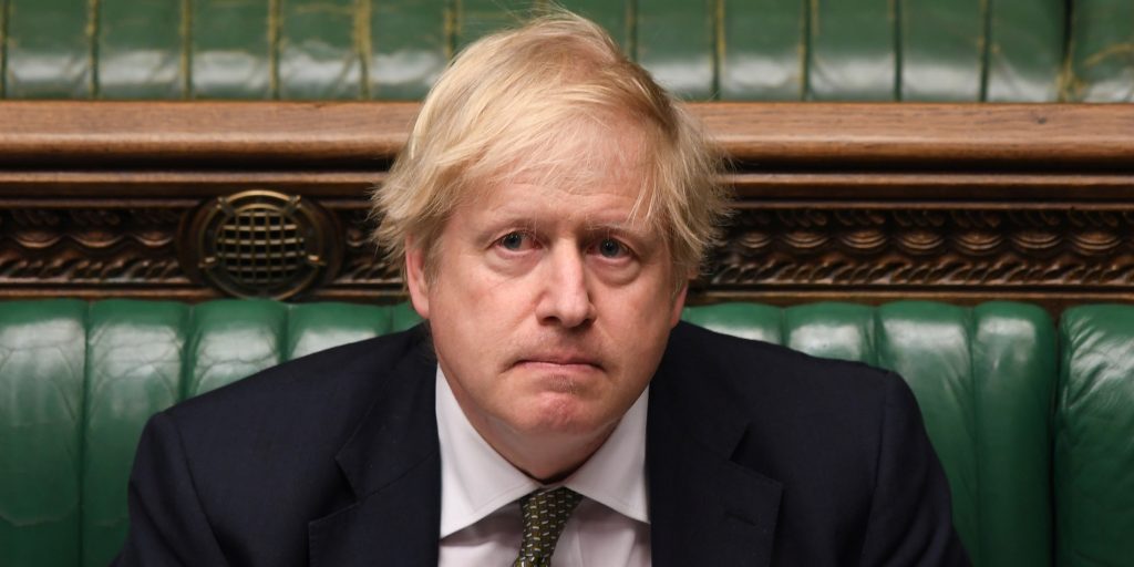 De Britse premier Boris Johnson.