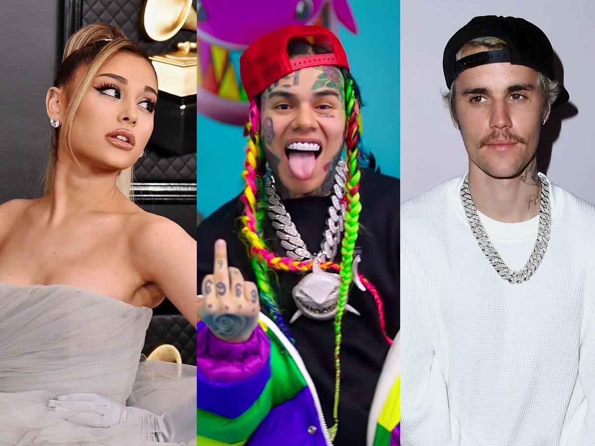 Ariana Grande And Justin Bieber Respond To Tekashi 6ix9ine S Accusation That She Bought The No