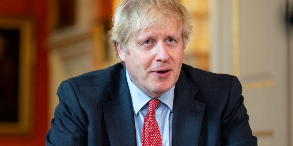 De Britse premier Boris Johnson.