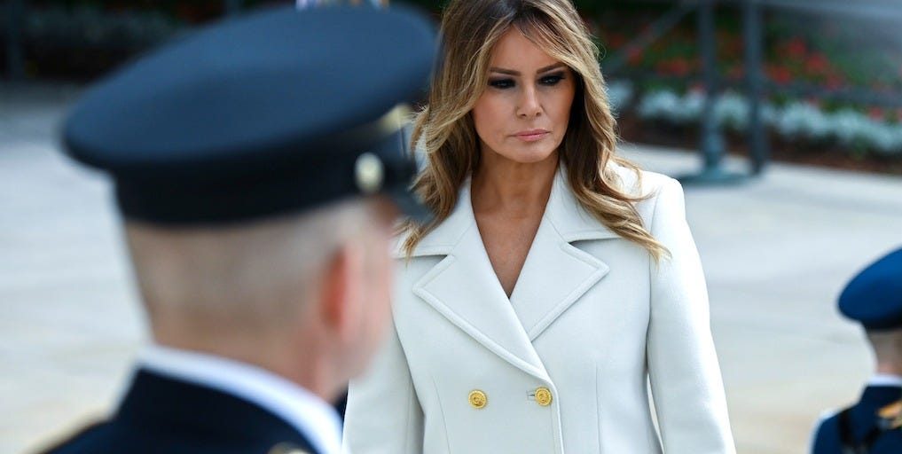 First lady Melania Trump.
