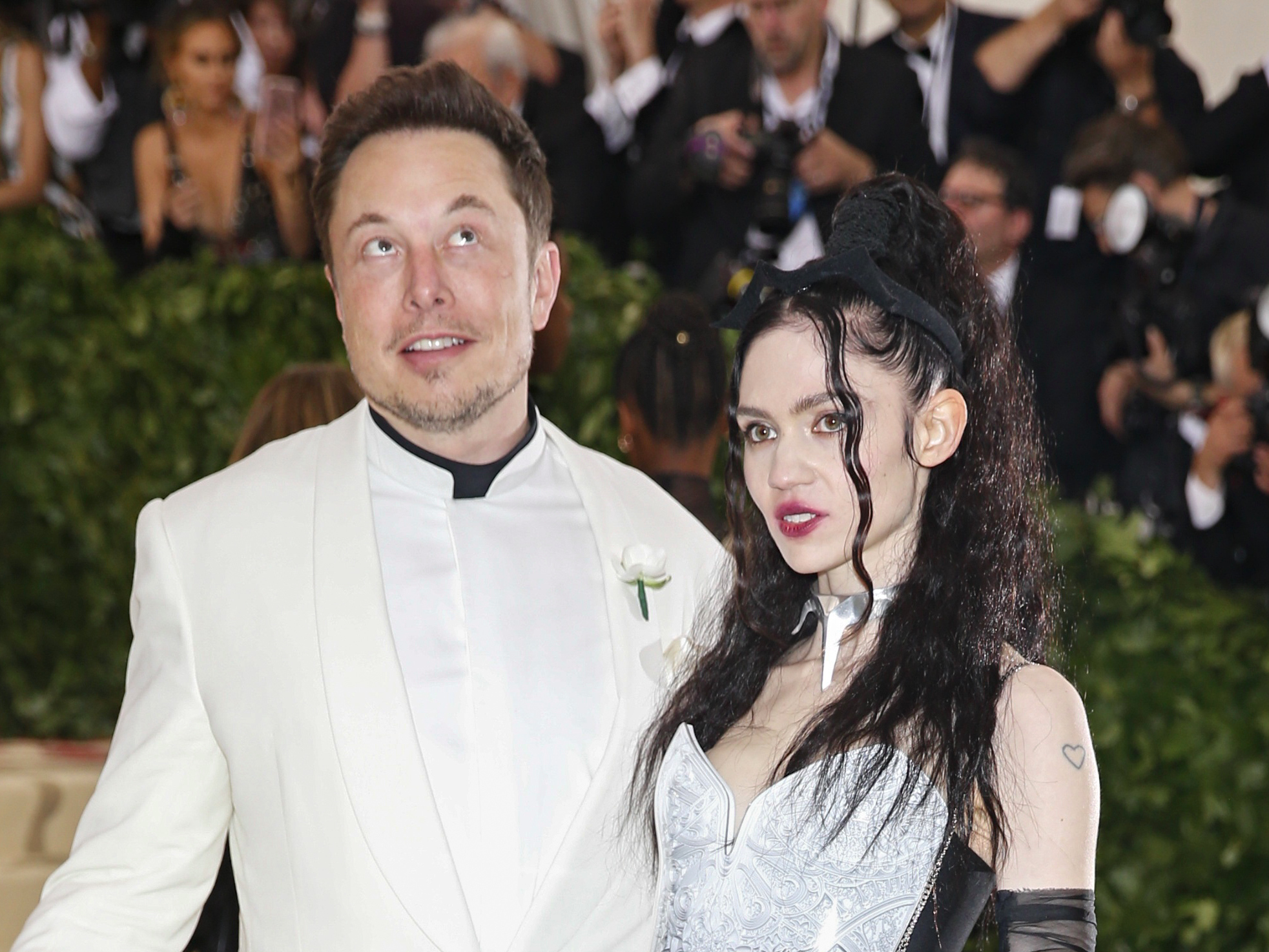 Elon Musk en zijn vriendin Grimes