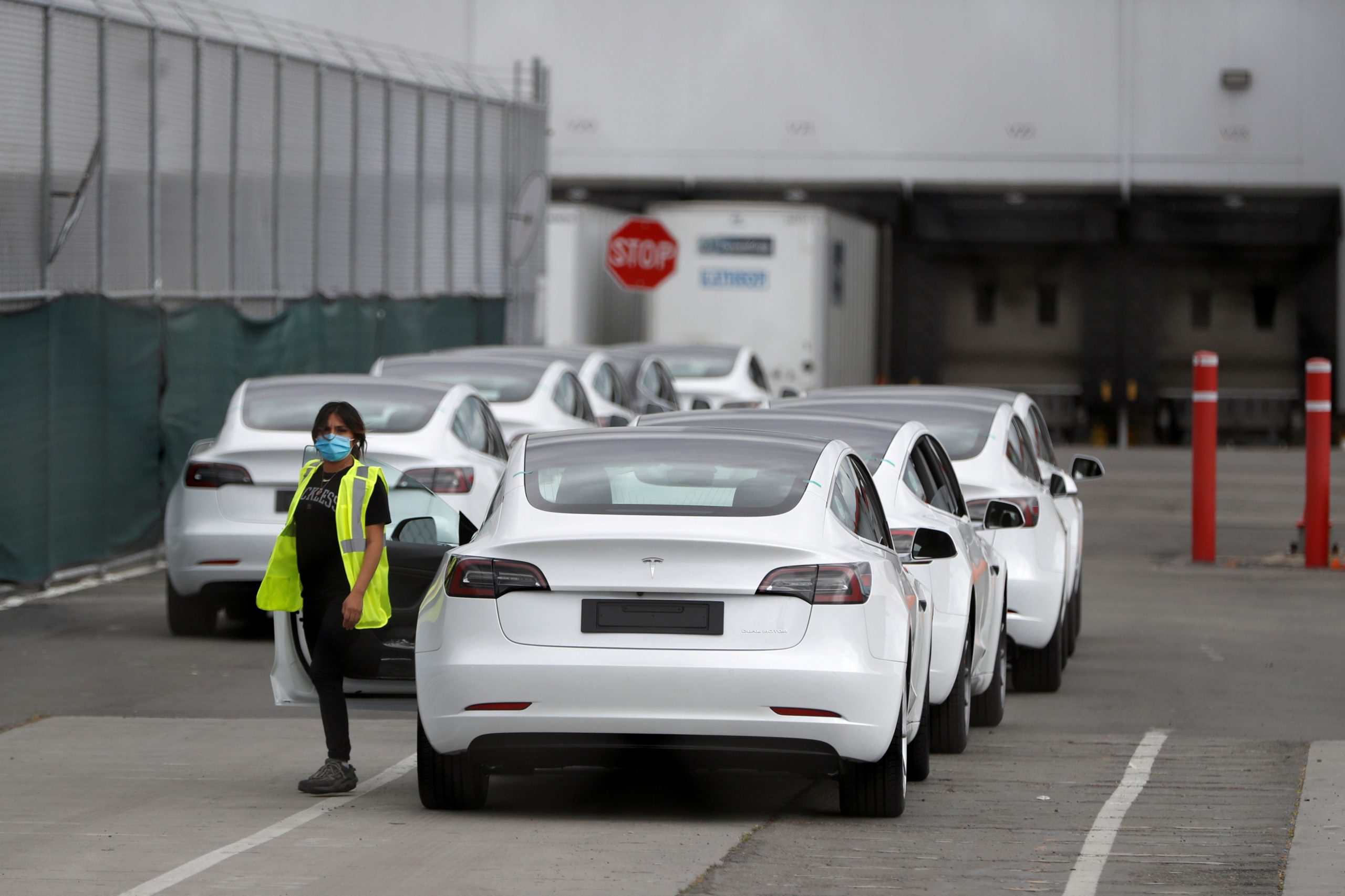 De Tesla-fabriek in Fremont is weer geopend