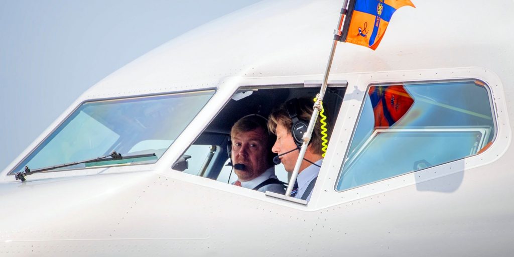 Willem-Alexander is ook piloot
