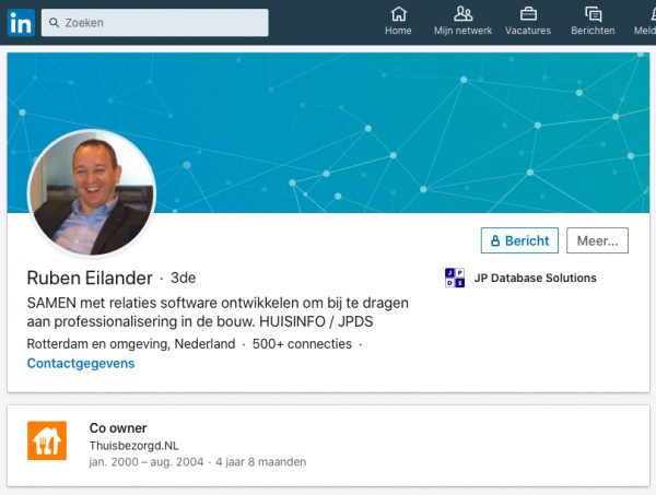 Bron: LinkedIn/Ruben Eilander Bron: LinkedIn/Ruben Eilander