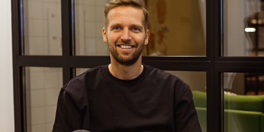 Thomas Plantenga, de Nederlandse CEO van Vinted, een online marktplaats voor tweedehands kleding.