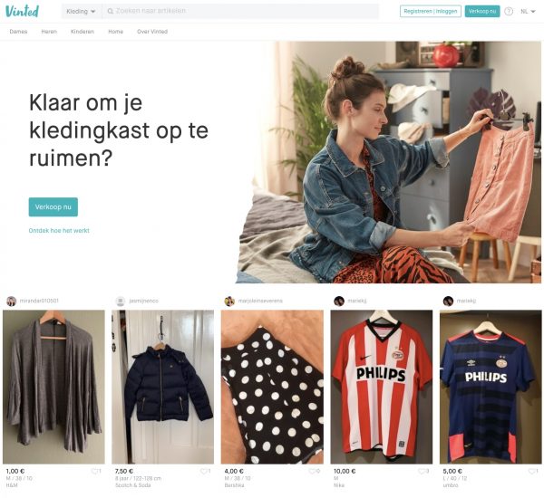 Bron: Vinted.nl Bron: Vinted.nl