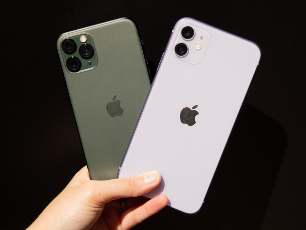 Foto: De iPhone 11 Pro en iPhone 11. Bron: Crystal Cox/Business Insider Foto: De iPhone 11 Pro en iPhone 11. Bron: Crystal Cox/Business Insider