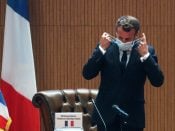 De Franse president Emmanuel Macron.