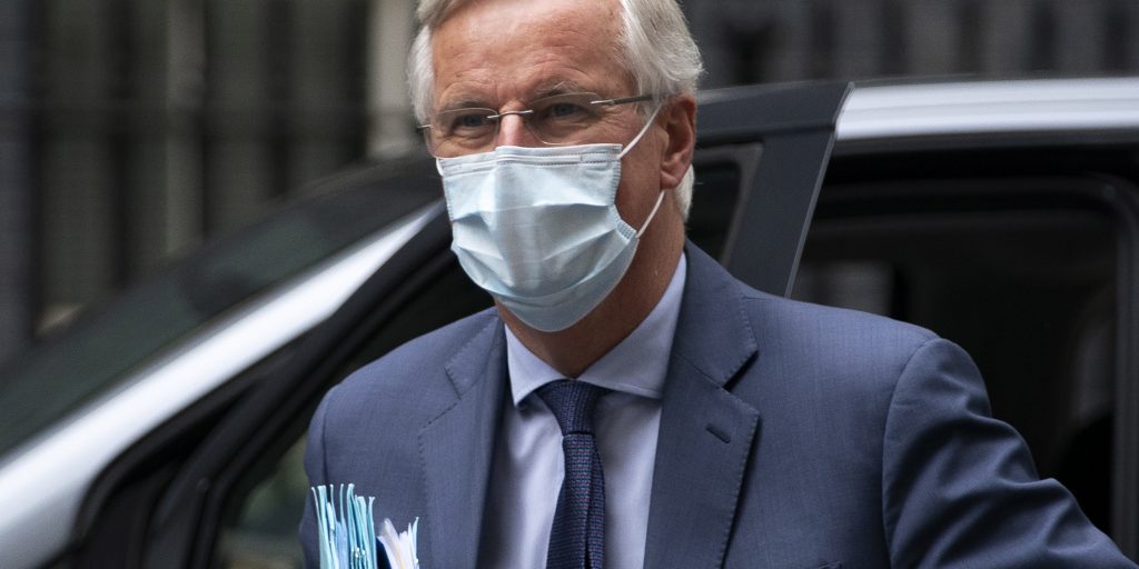 De Europese Brexit-onderhandelaar Michel Barnier.