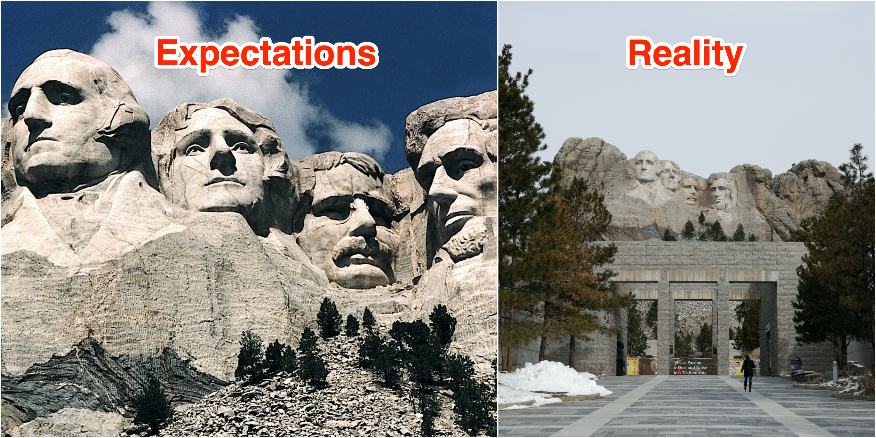 Disappointing Photos Show How Small Mount Rushmore Is In Real Life