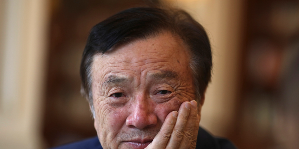 CEO Ren Zhengfei van Huawei.