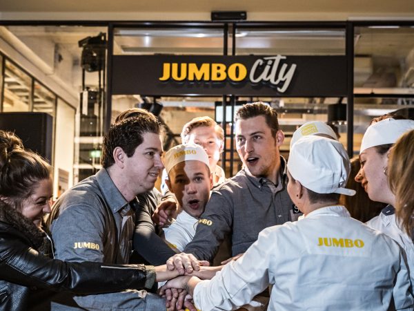 Supermarktketen Jumbo opende in 2017 zijn eerste stationswinkel in Eindhoven. Foto: ANP/Rob Engelaar Supermarktketen Jumbo opende in 2017 zijn eerste stationswinkel in Eindhoven. Foto: ANP/Rob Engelaar