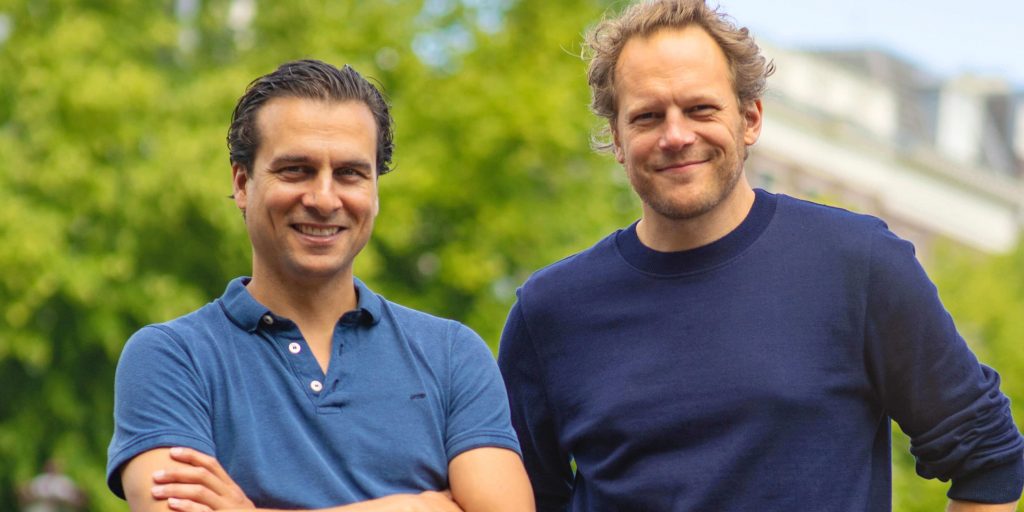 Financieel directeur Arvind Rao (L) en CEO Joost Bruggeman van Siilo.