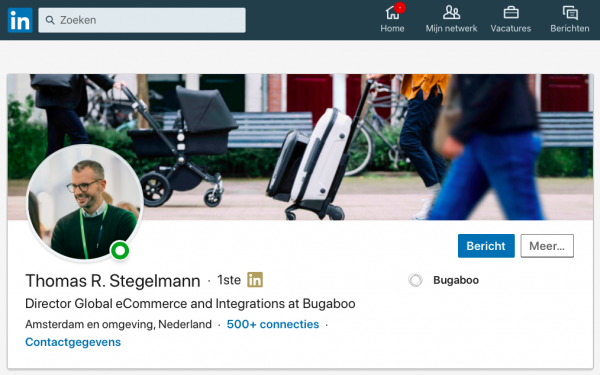 Bron: LinkedIn/Thomas Stegelmann Bron: LinkedIn/Thomas Stegelmann