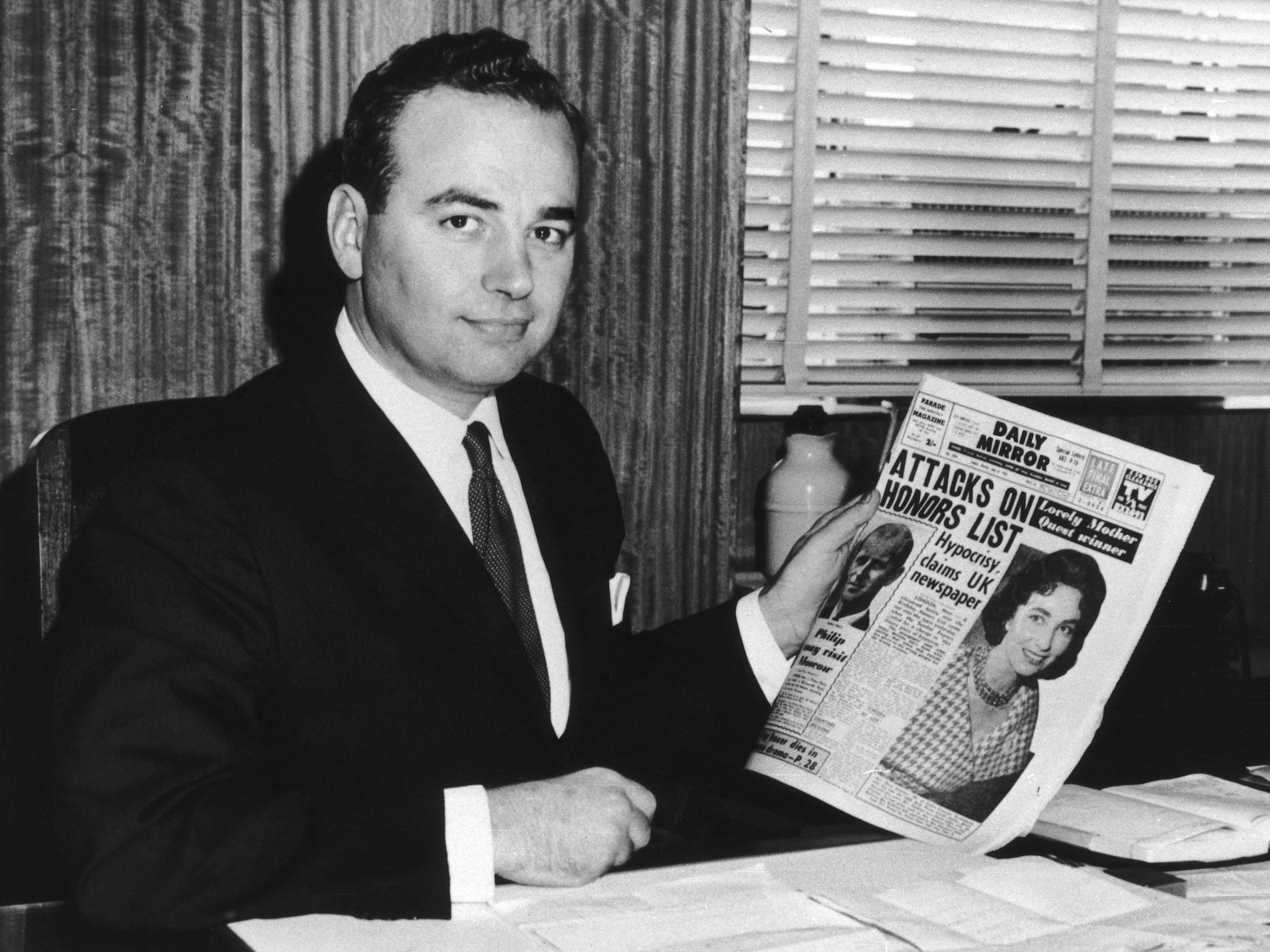 Rupert Murdoch in de jaren 60. Foto: Keystone/Hulton Archive/Getty Images