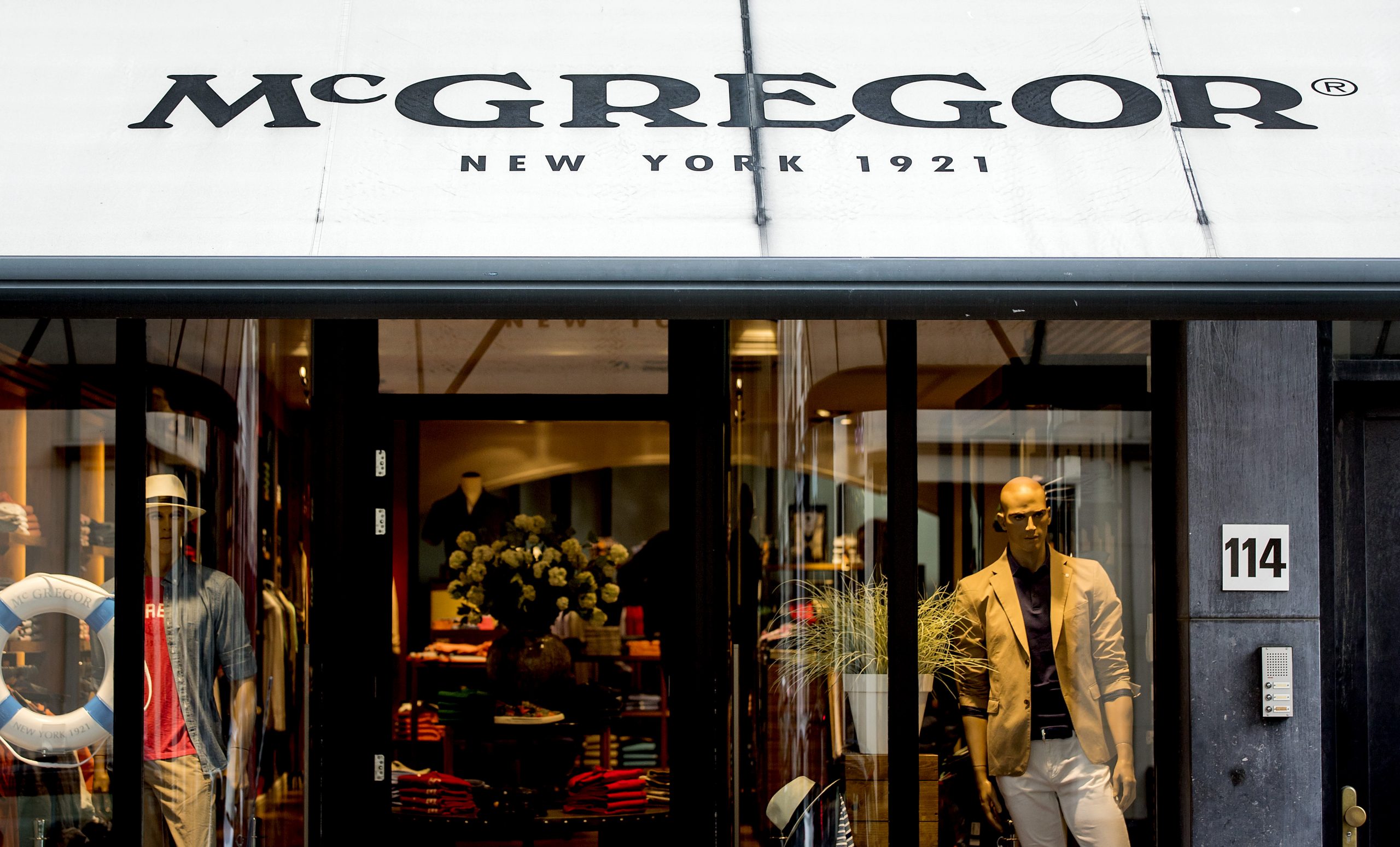 Een voormalige vestiging van McGregor in Amsterdam. Foto: ANP/Koen van Weel