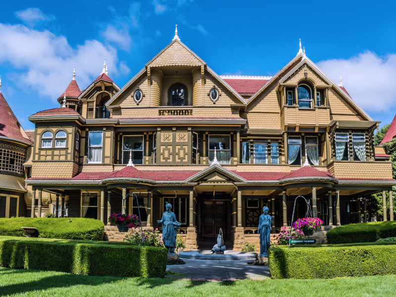 winchester mystery house blueprints