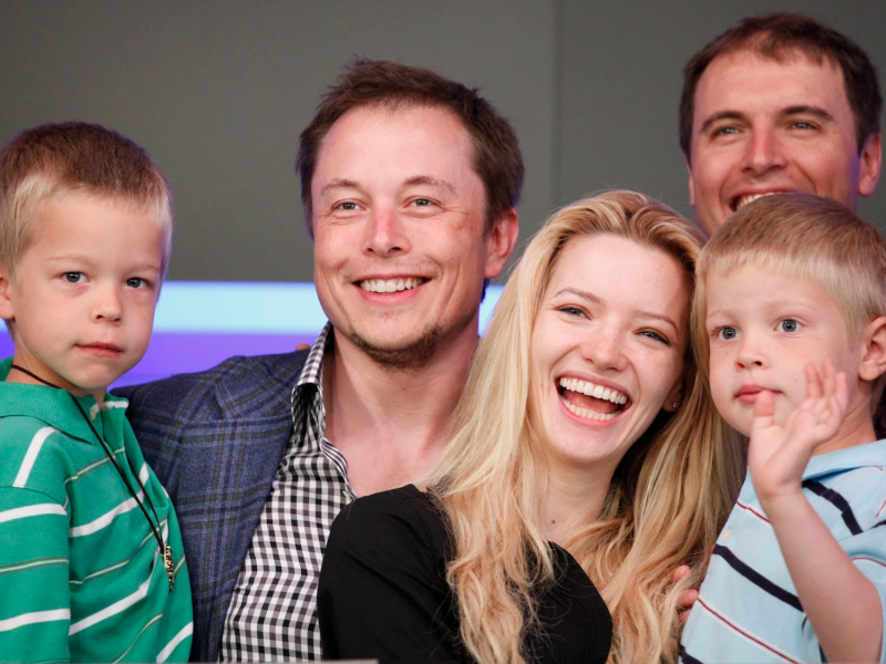 Elon Musk's family includes a model, several millionaire entrepreneurs, and multiple sets of