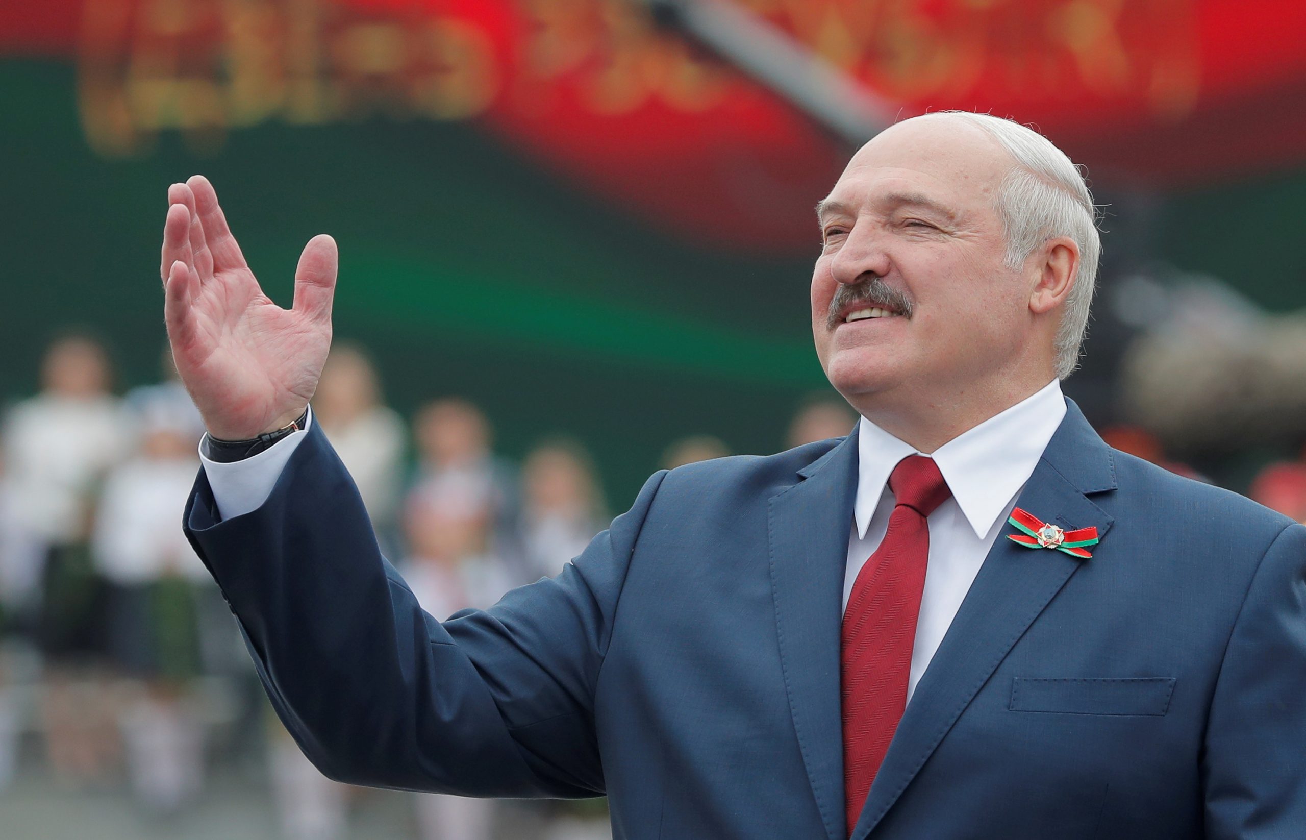 Foto: President Alexander Loekasjenko van Wit-Rusland. Bron: REUTERS/Vasily Fedosenko